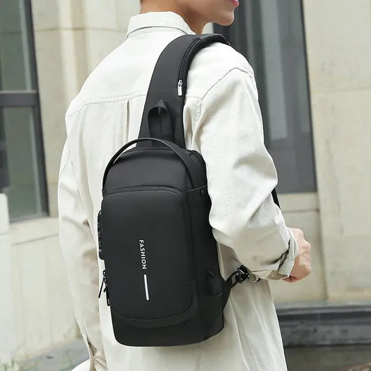 Anti-theft USB Charging Crossbody Bag