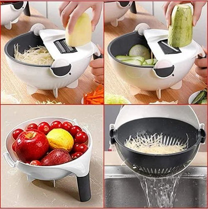 7 in 1 Multifunctional Vegetable Cutter with Drainer