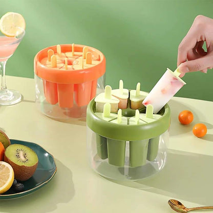 Ice-cream Popsicles 8 Grids Mold
