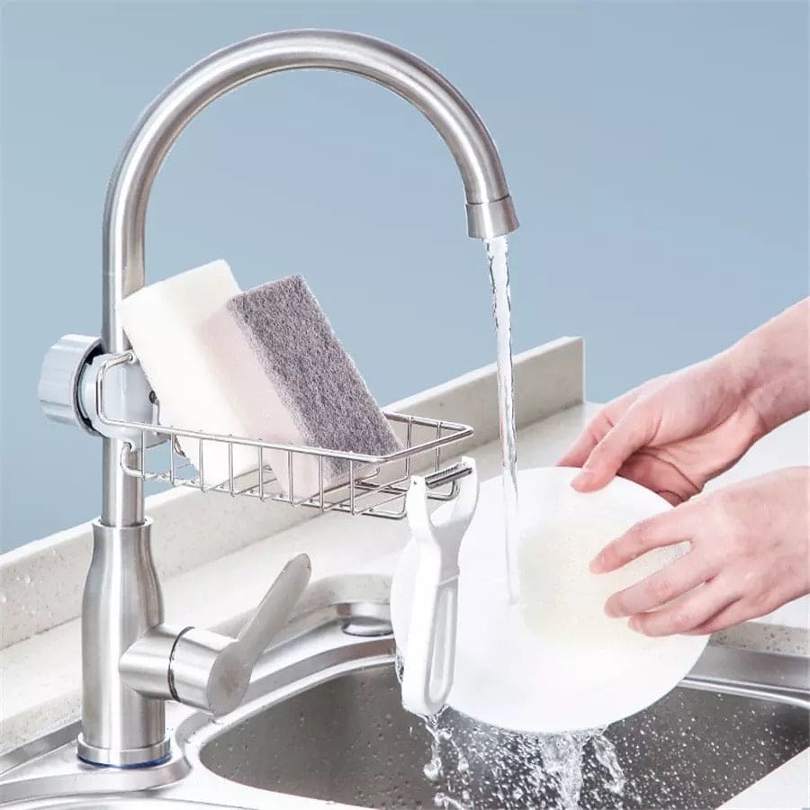 Stainless Steel Kitchen Faucet Rack