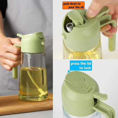 2 in 1 Oil Spray Bottle