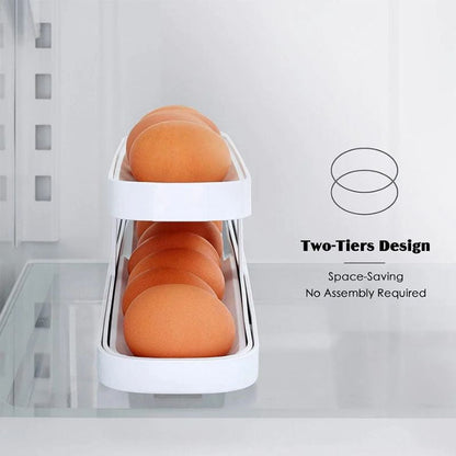 Egg Rolling Tray, Organizer Egg Dispenser