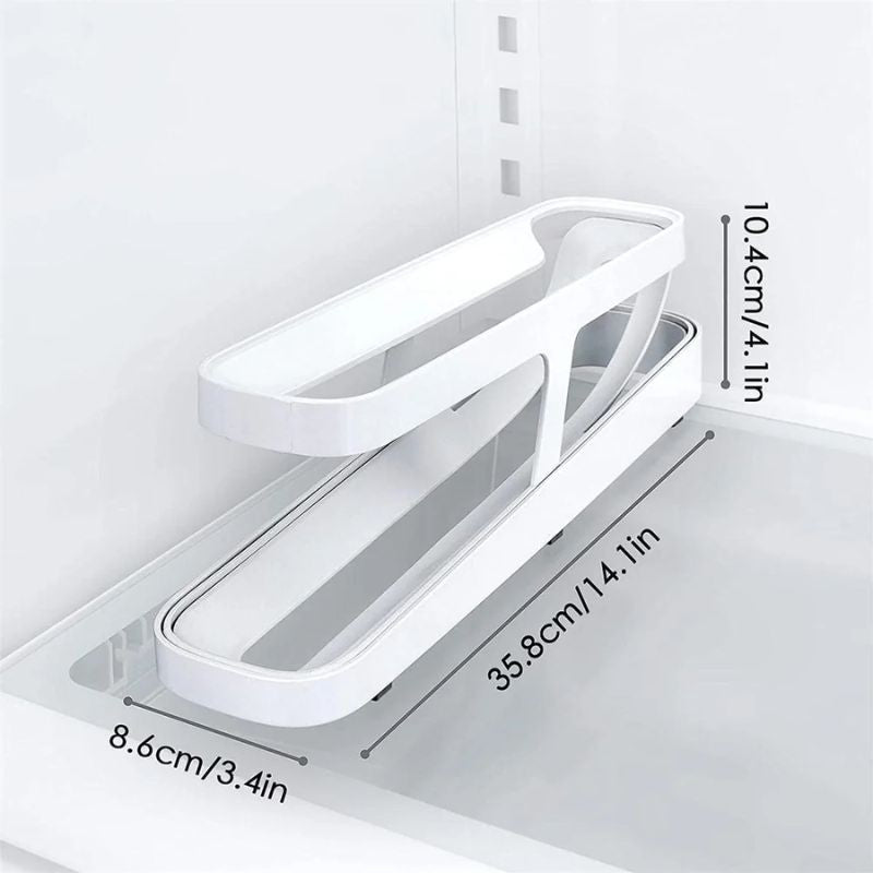 Egg Rolling Tray, Organizer Egg Dispenser